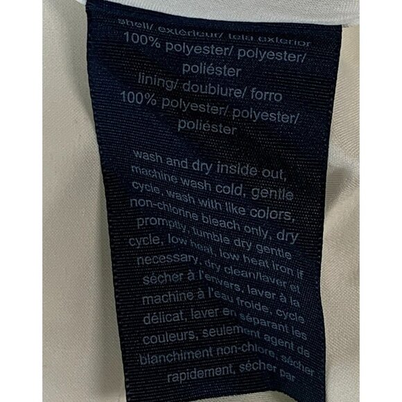 Tommy Hilfiger Women Dress  Size 6 Ivory Floral Sleeveless V Neck Smock Stretch - Picture 6 of 6